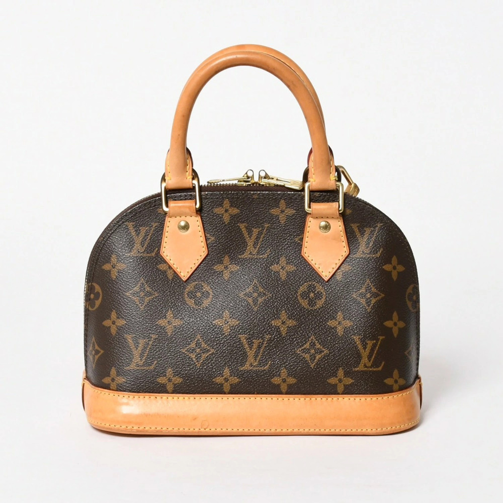 LOUIS VUITTON Alma 2way Shoulder Bag Brown Monogram canvas